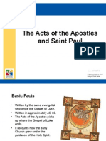 The Acts of The Apostles and Saint Paul: Document # TX004713