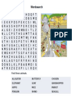 Animals Wordsearch