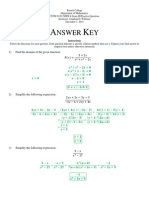 CSTM 0120 - Sample Exam #03 (Solutions)