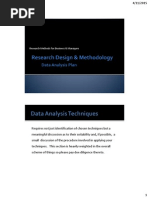 Data Analysis Plan Handout