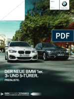 BMW 1er Preisliste 2015