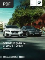 BMW 1er Preisliste 2015