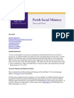 May 2015 CCUSA Parish Social Ministry Newsletter