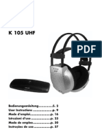 k105uhf Manual