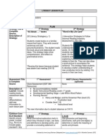 Literacy Lesson Plan: ST ND