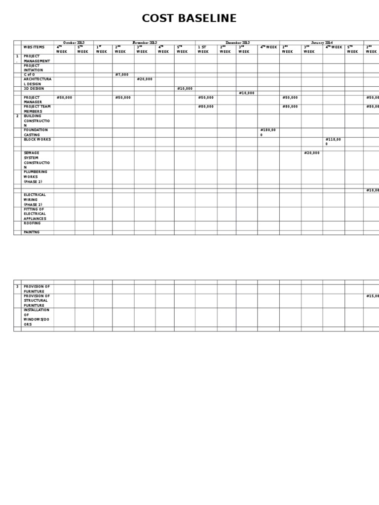 Cost Baseline | PDF