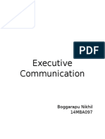 Executive Communication