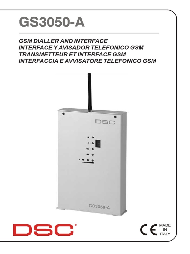 DSC Gs3050-A - Instalacion Español | PDF | Servicio de mensajes cortos ...