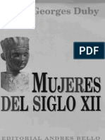 Georges Duby - Mujeres Del Siglo XII