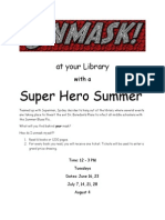 Super Hero Summer: at Your Library