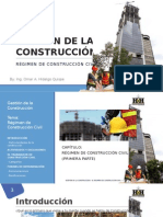 Gestion Construcción - Régimen de Construcción Civil