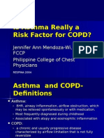 Asthma Really a Risk Factor for COPD