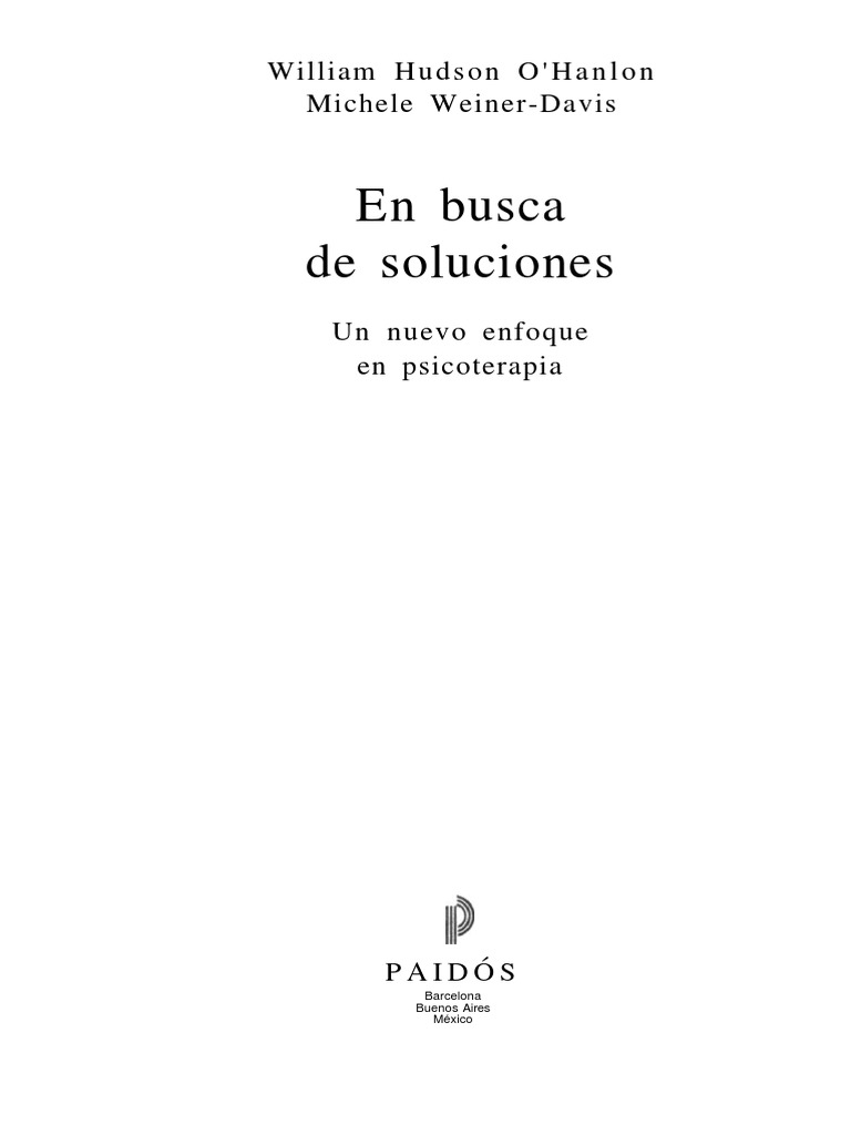 En Busca de Soluciones | PDF