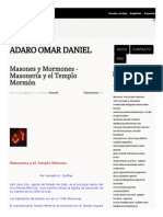 Masones y Mormones - Adaro Omar Daniel