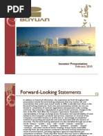Investor Presentation February 2010