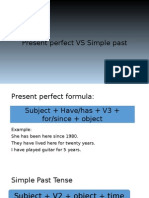 Present Perfect Vs Simple Past