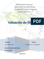 Valuacion de Obras Civiles