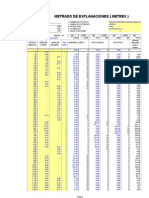 Metrado de Explanaciones (Metrex) : Material Suelto Roca Suelta Roca Fija