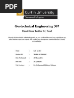 Lab 1 Direct Shear Lab 1 Direct Shear TestTest