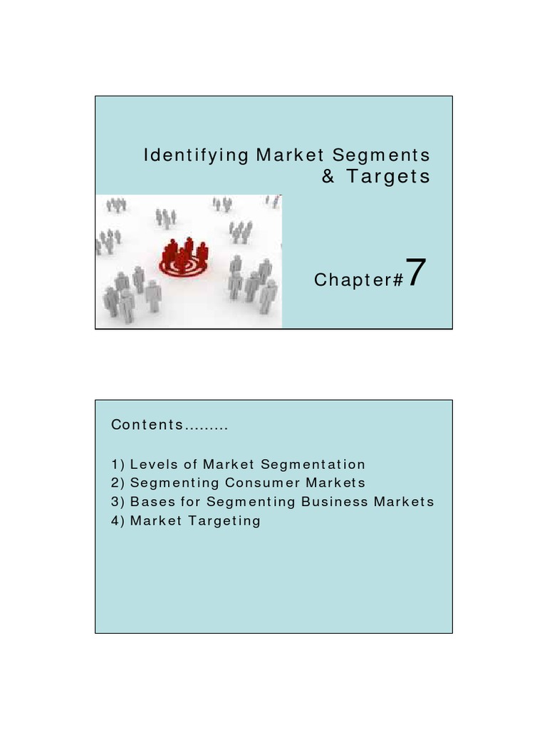 Chapter Segmentation | Market Segmentation | Lifestyle ...
