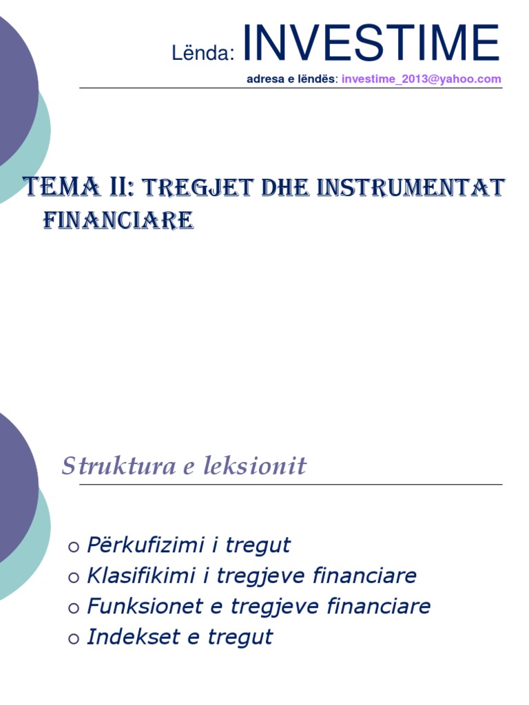 Tema 2 Investime | PDF