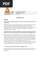 Trabalho p1 Psicologia