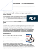 Fiscalitatea - Ro-Impozit Dividende Nerezident Cum Procedam Privind Declaratia 205 PDF