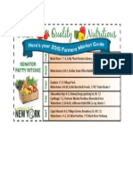 Jefferson County Farmers Market Guide 2015