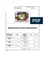 PGC-013 Reparación de Piezas Mecanizadas