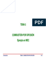 Trasparencias Clase Tema 5 Combustion Difusion PDF