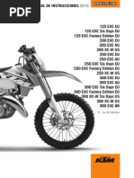 Manual de Usuario KTM EXC 125 2015
