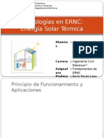 Tecnologías en ERNC Energía Solar Térmica 1