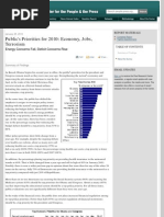 Global Warming Last Prority