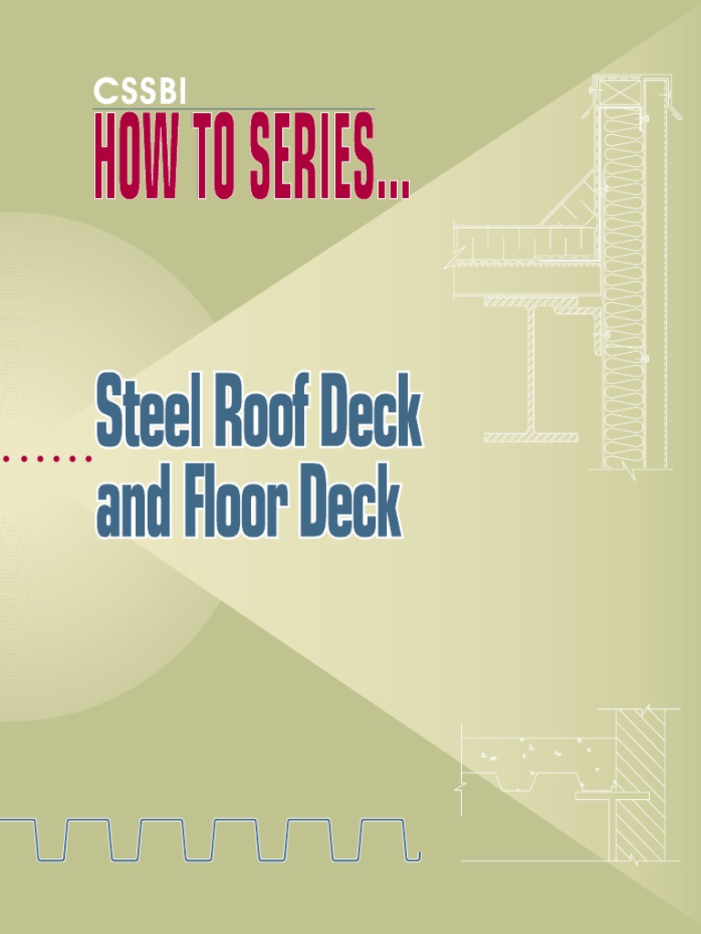 Steel Roof Decks and Floor Decks | Download Free PDF | Deck (Ship) | Roof