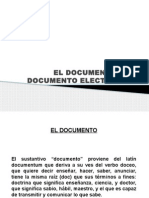 El Documento y El Documento Electronico