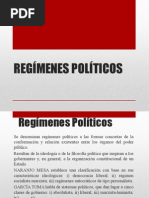 REGÍMENES POLÍTICOS