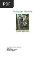 Animals Text