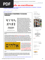 Analisando as Escrituras_ O Nome de Deus é Yaohu Uluhim _ e Do Messias Yaohushua