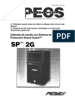 Especificaciones técnicas del sistema de sonido Peavey SP 2G