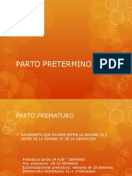 Parto Prematuro