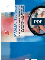Manual Técnico de Hemovigilancia en Bancos de Sangre y Servicios de Medicina Transfusional