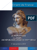 25 Propositions Du GODF 9 Decembre 2014