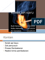 Presentasi Korek API Kayu