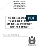 2007 Husqvarna TE510 work shop manual