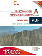 GEOLOGIA ECONOMICA DEL DEPOSITO AURIFERO ALPACAY