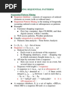 Data Mining- Mining Sequential Patterns