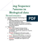 Data Mining-Mining Sequence Patterns in Biological Data
