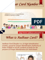 Aadhaar CardNumber