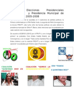 Análisis Elecciones Presidenciales Municipales y Presidencia Municipal de Cora Amalia 2005