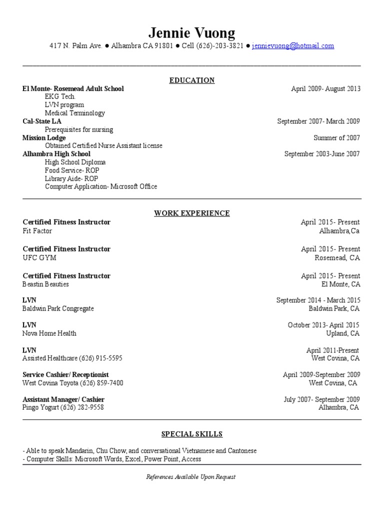 2015 Resume | PDF